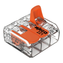 BORNE LEVIER MINI WAGO 6MM²